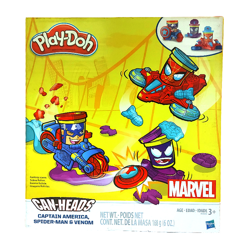 play doh can heads marvel